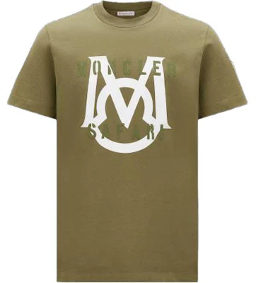Moncler SS23 Green Logo Print Crewneck Regular Fit Short Sleeve T-Shirt I10918C000518390T875 Buy Moncler SS23 Green Logo Print Crewneck Regular Fit Short Sleeve T-Shirt I10918C000518390T875