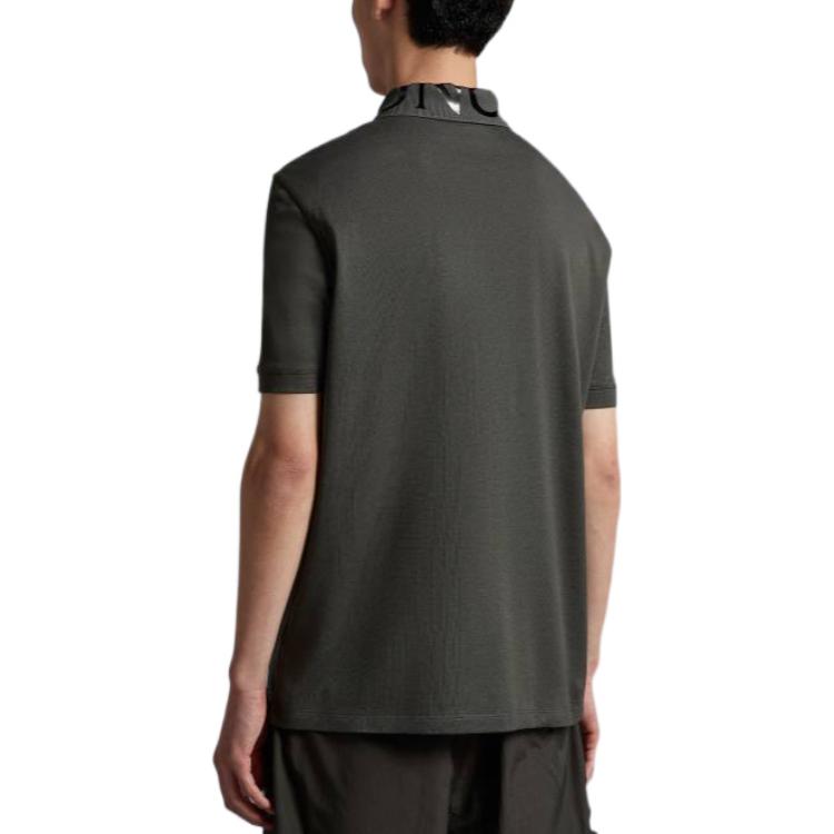 Moncler SS23 Green Logo Print Short Sleeve Polo Shirt I10918A0000484673890 圖 5