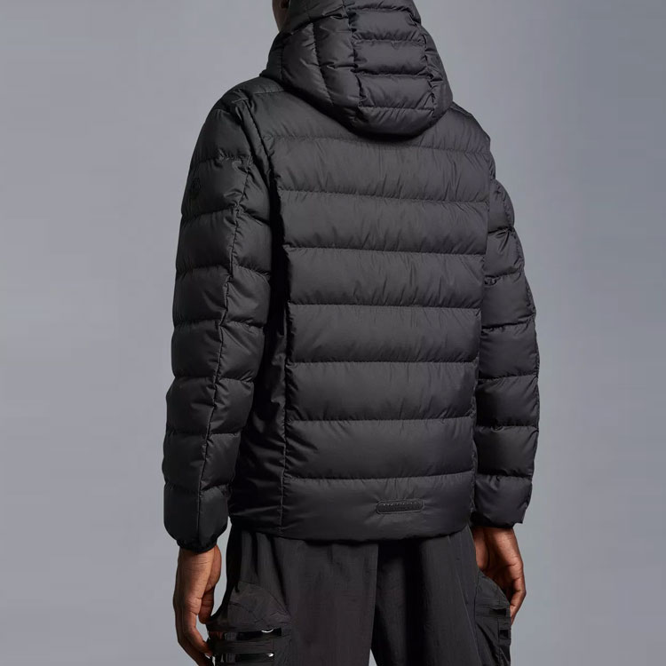 Moncler SS23 Hadar Full-Zip Hoodie Black Puffer Jacket Black I10911A00026596IU999 圖 5