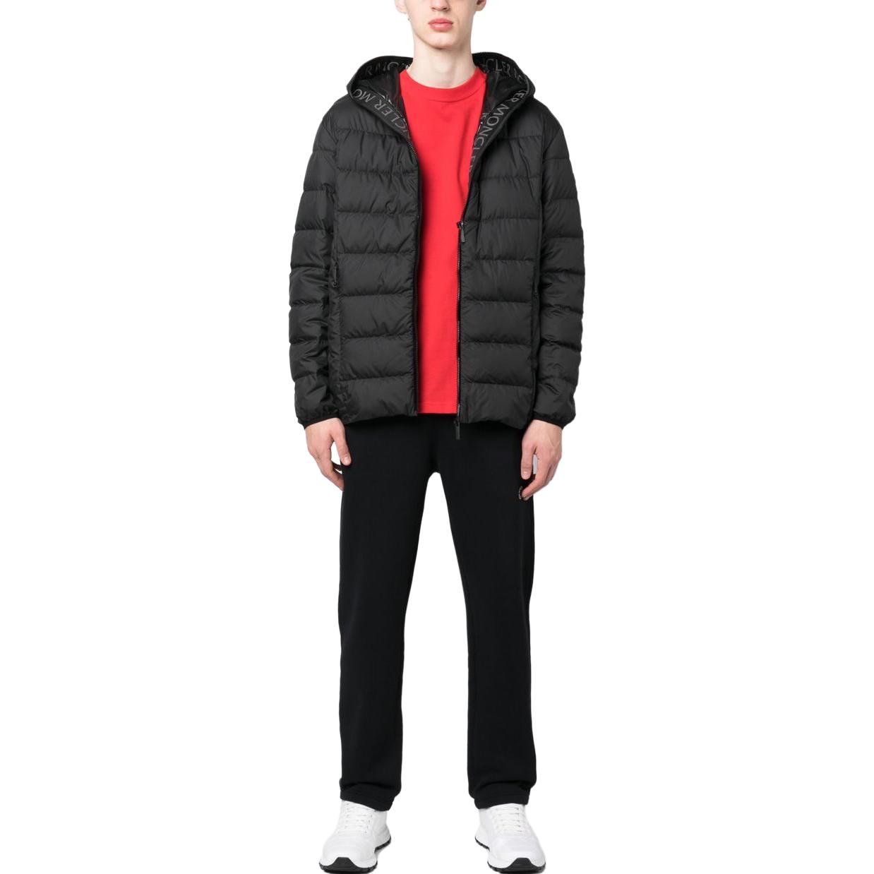 Lookbook Moncler SS23 Hadar Unisex Full-Zip Hooded Down Jacket Black. 1A00026596IU999