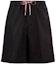 Order Moncler SS23 High-Waisted Casual Black Drawstring Shorts I10912B0000357448999