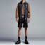 Lookbook Moncler SS23 High-Waisted Casual Black Drawstring Shorts I10912B0000357448999