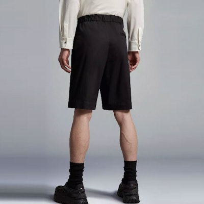 Moncler SS23 High-Waisted Casual Black Drawstring Shorts I10912B0000357448999 Shop Moncler SS23 High-Waisted Casual Black Drawstring Shorts I10912B0000357448999