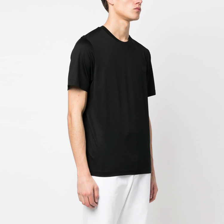 Moncler SS23 Logo Patch Crew Neck Short Sleeve T-Shirt Black I10918C000558390Y999 圖 5