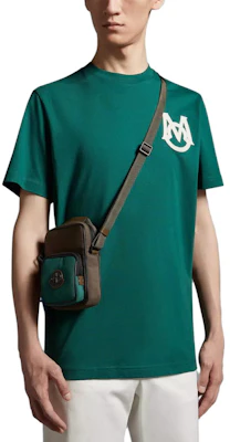 몽클레르 SS23 로고 프린트 크루넥 반팔 티셔츠 올리브 그린 I20918C000048390T875 Lookbook 몽클레르 SS23 로고 프린트 크루넥 반팔 티셔츠 올리브 그린 I20918C000048390T875