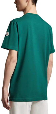 몽클레르 SS23 로고 프린트 크루넥 반팔 티셔츠 올리브 그린 I20918C000048390T875 Shop 몽클레르 SS23 로고 프린트 크루넥 반팔 티셔츠 올리브 그린 I20918C000048390T875