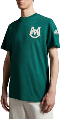 몽클레르 SS23 로고 프린트 크루넥 반팔 티셔츠 올리브 그린 I20918C000048390T875 Purchase 몽클레르 SS23 로고 프린트 크루넥 반팔 티셔츠 올리브 그린 I20918C000048390T875