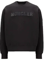Moncler SS23 Logo Sweatshirt Black Long-Sleeve Crewneck I20918G00012809KX999 Moncler SS23 Logo Sweatshirt Black Long-Sleeve Crewneck I20918G00012809KX999