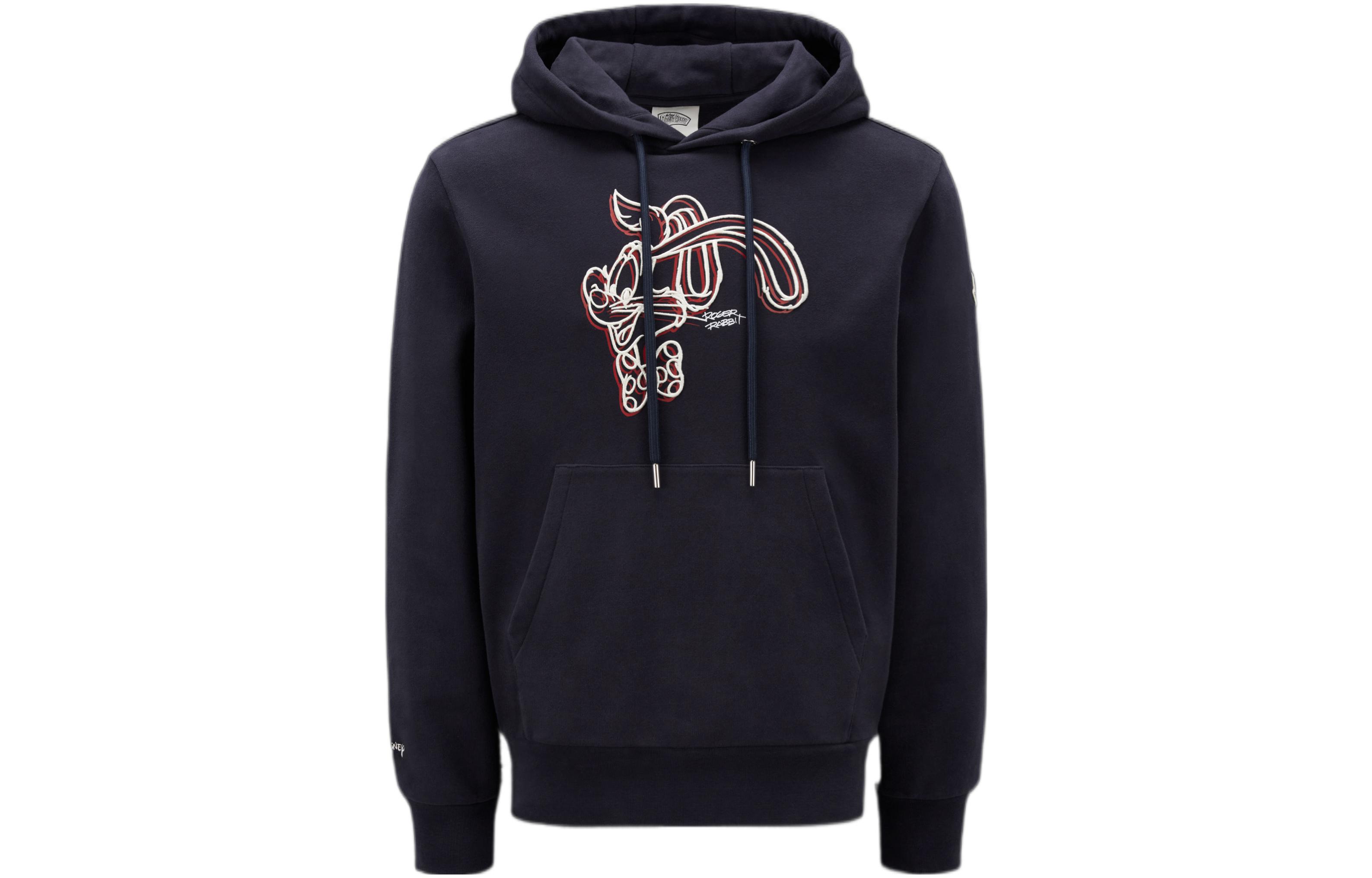 Moncler SS23 Lunar New Year Animal Embroidery Hoodie Navy Blue () I10918G00030899WC742