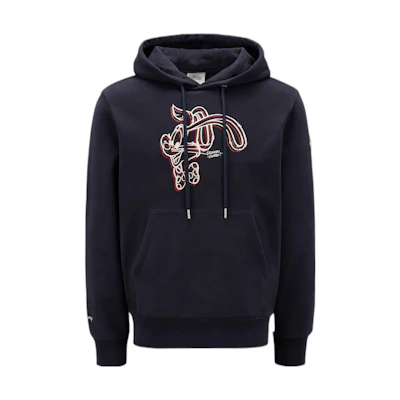Moncler SS23 Lunar New Year Animal Embroidery Hoodie Navy Blue () I10918G00030899WC742