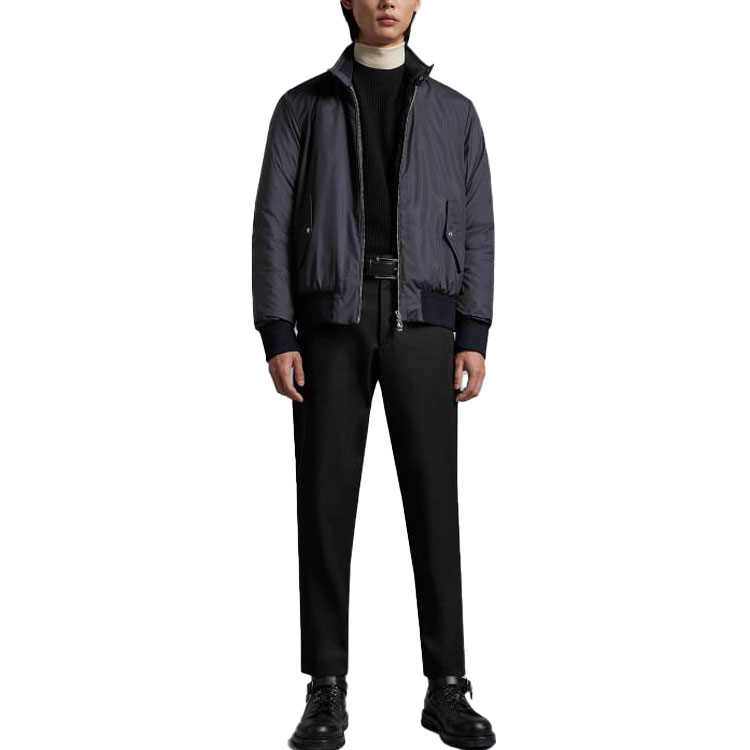 Lookbook Moncler SS23 Jaket Zip-Up Berkolar Navy Blue. I10911A00048549SK779