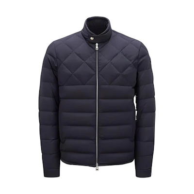 Moncler SS23 Quilted Zip-Up Down Jacket Navy Blue - I10911A00130595FK775