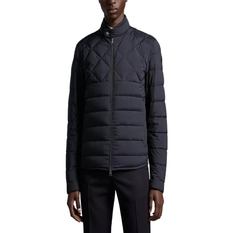 Moncler SS23 Quilted Zip-Up Down Jacket Navy Blue - I10911A00130595FK775 圖 4