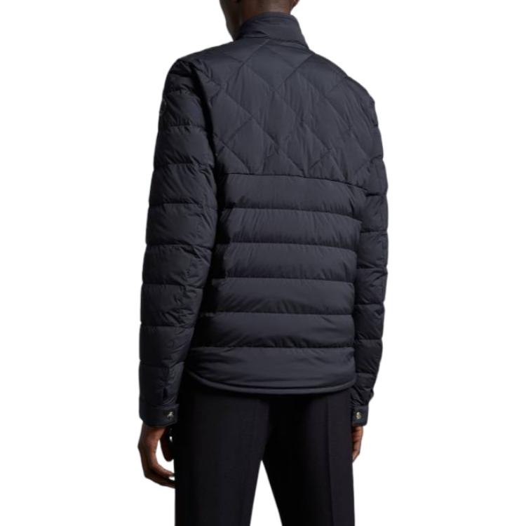 Moncler SS23 Quilted Zip-Up Down Jacket Navy Blue - I10911A00130595FK775 圖 5