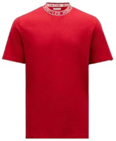 Moncler SS23 Red Crewneck T-Shirt with Letter Print I10918C000128390T477 Moncler SS23 Red Crewneck T-Shirt with Letter Print I10918C000128390T477