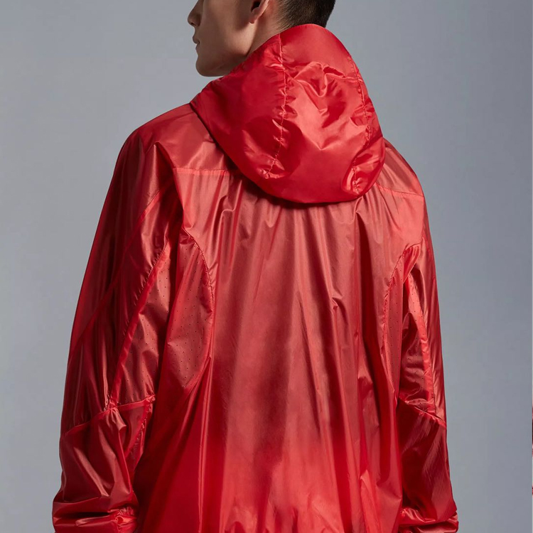 Purchase Moncler SS23 男士紅色連帽拉鍊外套 I10911A001035327945I