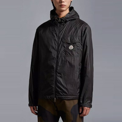 Moncler SS23 Samakar Black Long Sleeve Jacket Solid Logo Patch Design. I10911A00152595F3999 Shop Moncler SS23 Samakar Black Long Sleeve Jacket Solid Logo Patch Design. I10911A00152595F3999