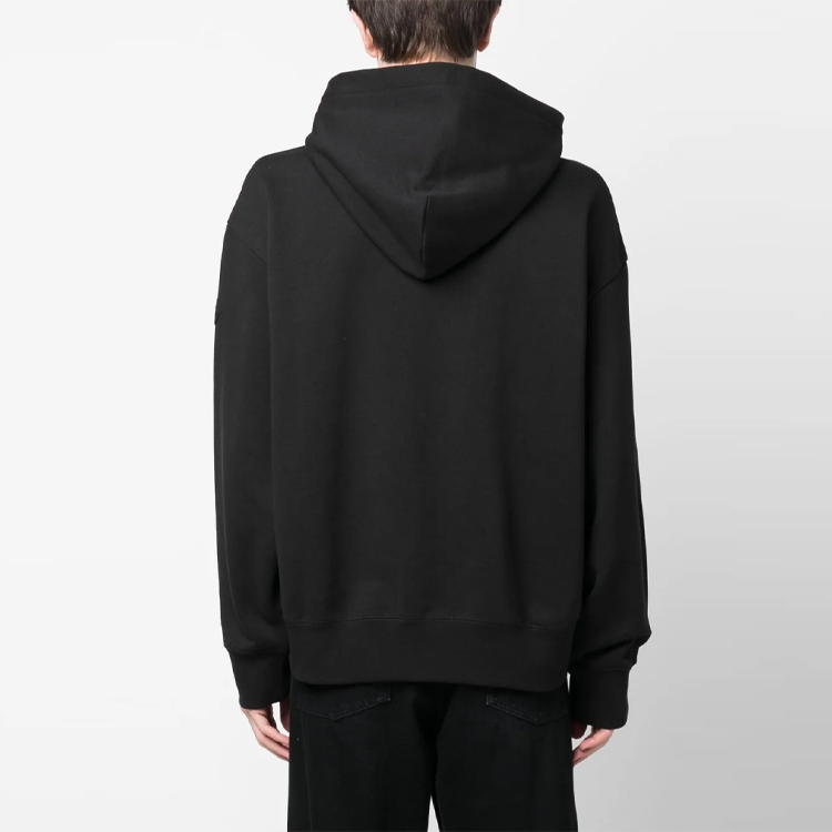 Moncler SS23 Sequin Logo Printed Loose Fit Pullover Hoodie for Men. I10918G00020M2642 圖 4