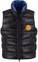 Order Moncler SS23 滑雪季黑色羽絨背心男女高領短外套 I10911A00046M2648P97