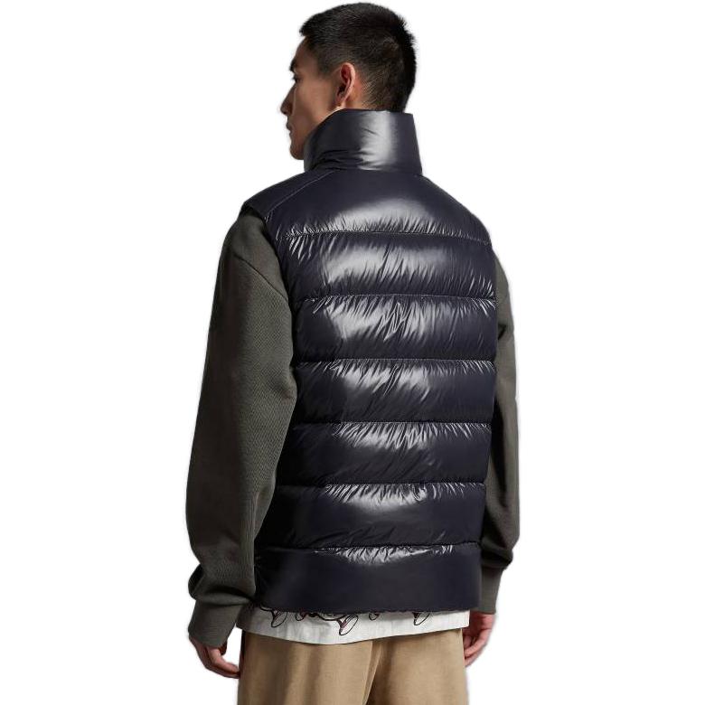 Details for Moncler SS23 Ski Season Parke Black Down Vest Unisex Short High-Neck Jacket. I10911A00046M2648P97