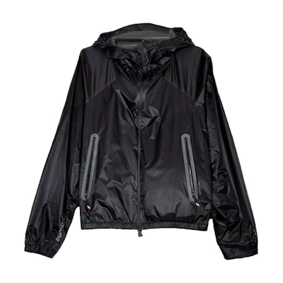 Moncler SS23 Solid Color Hooded Jacket Black 1A000105955N999