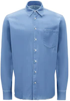 Moncler SS23 Solid Color Long Sleeve Shirt for Men. I10912F00004596RT77A Moncler SS23 Solid Color Long Sleeve Shirt for Men. I10912F00004596RT77A