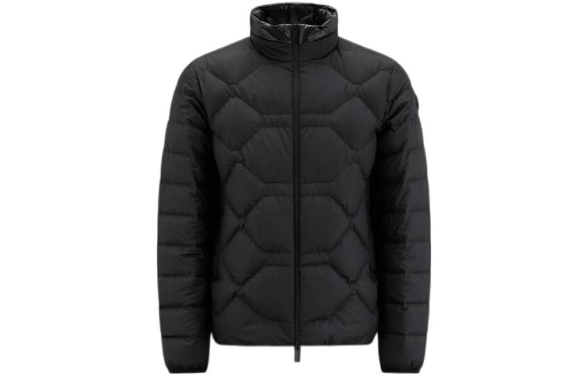 Moncler SS23 Solid Color Stand Collar Down Jacket Black I10911A00025596IU999