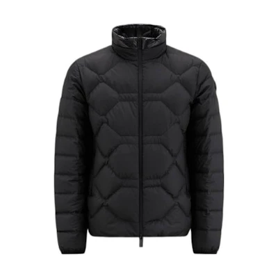 Moncler SS23 Solid Color Stand Collar Down Jacket Black I10911A00025596IU999