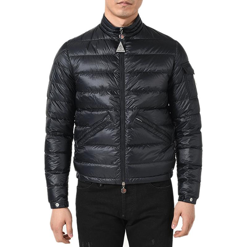 Moncler SS23 Solid Color Stand Collar Down Jacket Navy Blue 1A11000-53279-776 圖 3