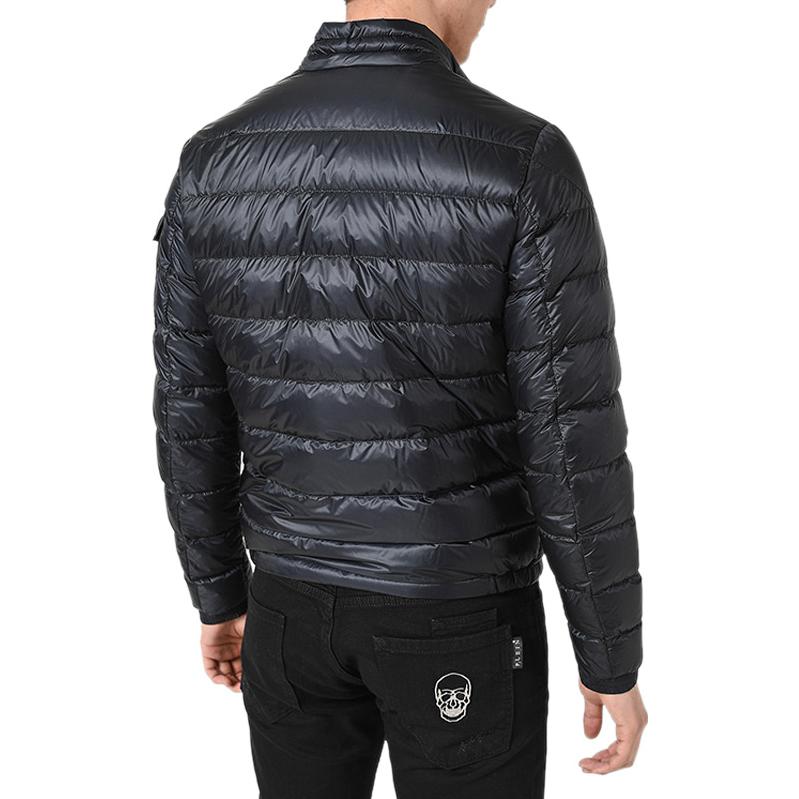 Moncler SS23 Solid Color Stand Collar Down Jacket Navy Blue 1A11000-53279-776 圖 4