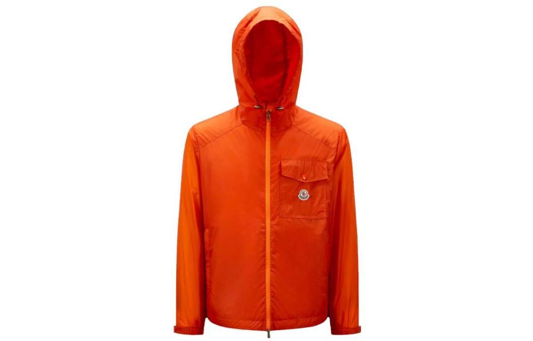 Moncler SS23 Solid Logo Patch Straight-Fit Long Sleeve Jacket Men I10911A00152595F3999336