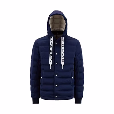 Moncler SS23 Solid Quilted Drawstring Logo Hooded Down Jacket . I10911A00073899RX742