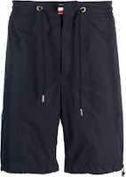 Moncler SS23 Solid Straight-Leg Drawstring Shorts Navy Edition I10912B0001254A91 Moncler SS23 Solid Straight-Leg Drawstring Shorts Navy Edition I10912B0001254A91