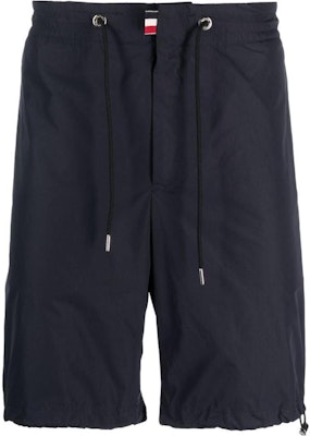 Moncler SS23 Pantalones Cortos Rectos Azul Marino con Cordón Ajustable. I10912B0001254A91 Buy Moncler SS23 Pantalones Cortos Rectos Azul Marino con Cordón Ajustable. I10912B0001254A91