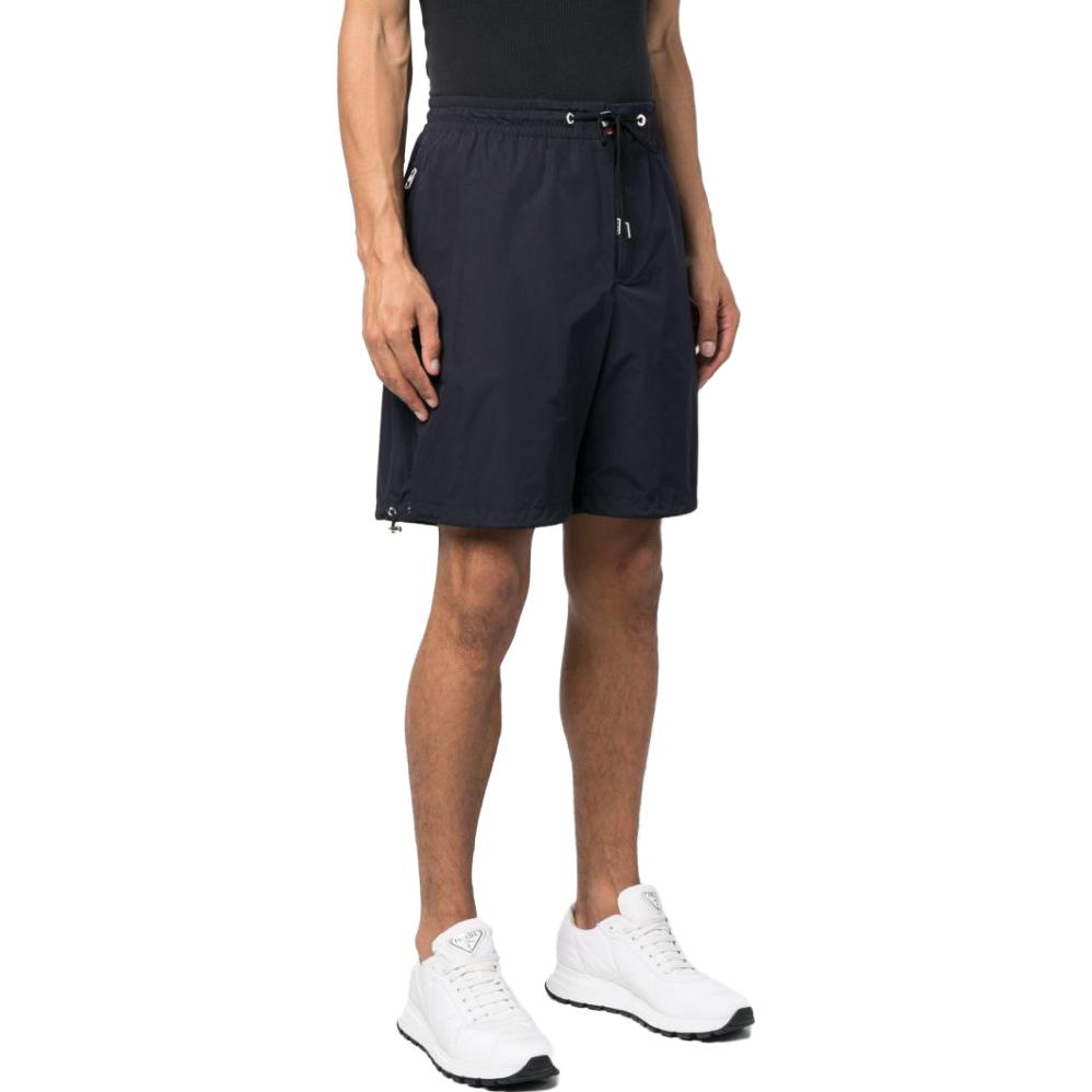 Purchase Moncler SS23 素面直筒抽繩短褲 海軍藍特別版 I10912B0001254A91