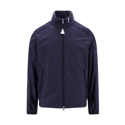 Moncler SS23 Solid Zip-Up Jacket Deep Navy Blue 1A0015868352778