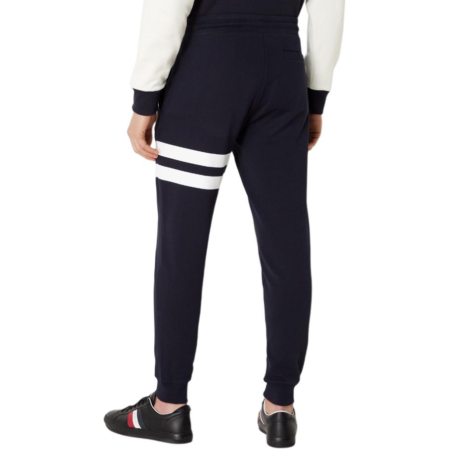 Purchase Moncler SS23 Striped Drawstring Knit Joggers  Blue I10918H00006809KR778