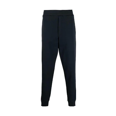Moncler SS23 Striped Logo Patch Casual Sweatpants - Blue. I10918H00030V8162778