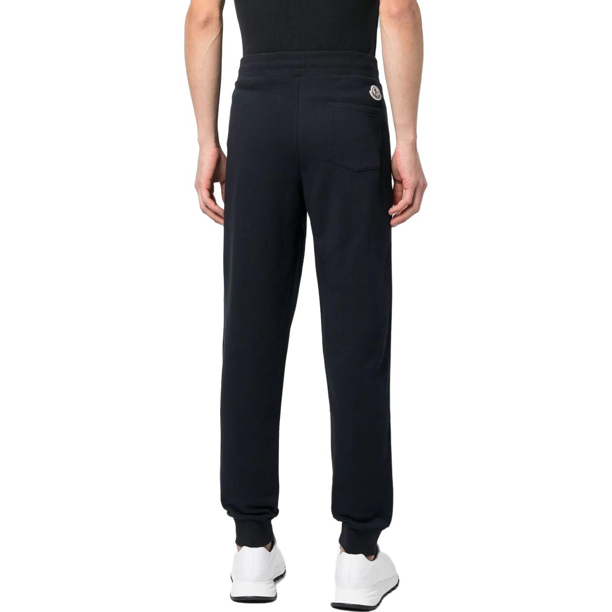 Shop Moncler SS23 Striped Logo Patch Casual Sweatpants  - Blue. I10918H00030V8162778