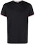 Buy Moncler SS23 Camiseta Hombre Azul Marino Rayas Estampadas Manga Corta Crewneck I10918C7160087296778