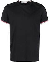 Moncler SS23 Camiseta Hombre Azul Marino Rayas Estampadas Manga Corta Crewneck I10918C7160087296778 Order Moncler SS23 Camiseta Hombre Azul Marino Rayas Estampadas Manga Corta Crewneck I10918C7160087296778
