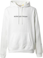 Moncler SS23 White Floral Letter Print Hoodie Pullover 8G00003-M2372-001 Moncler SS23 White Floral Letter Print Hoodie Pullover 8G00003-M2372-001