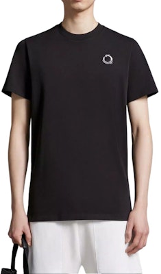 Moncler SS24 Black Logo Print Crewneck T-Shirt. J10918C0005483927999 Lookbook Moncler SS24 Black Logo Print Crewneck T-Shirt. J10918C0005483927999