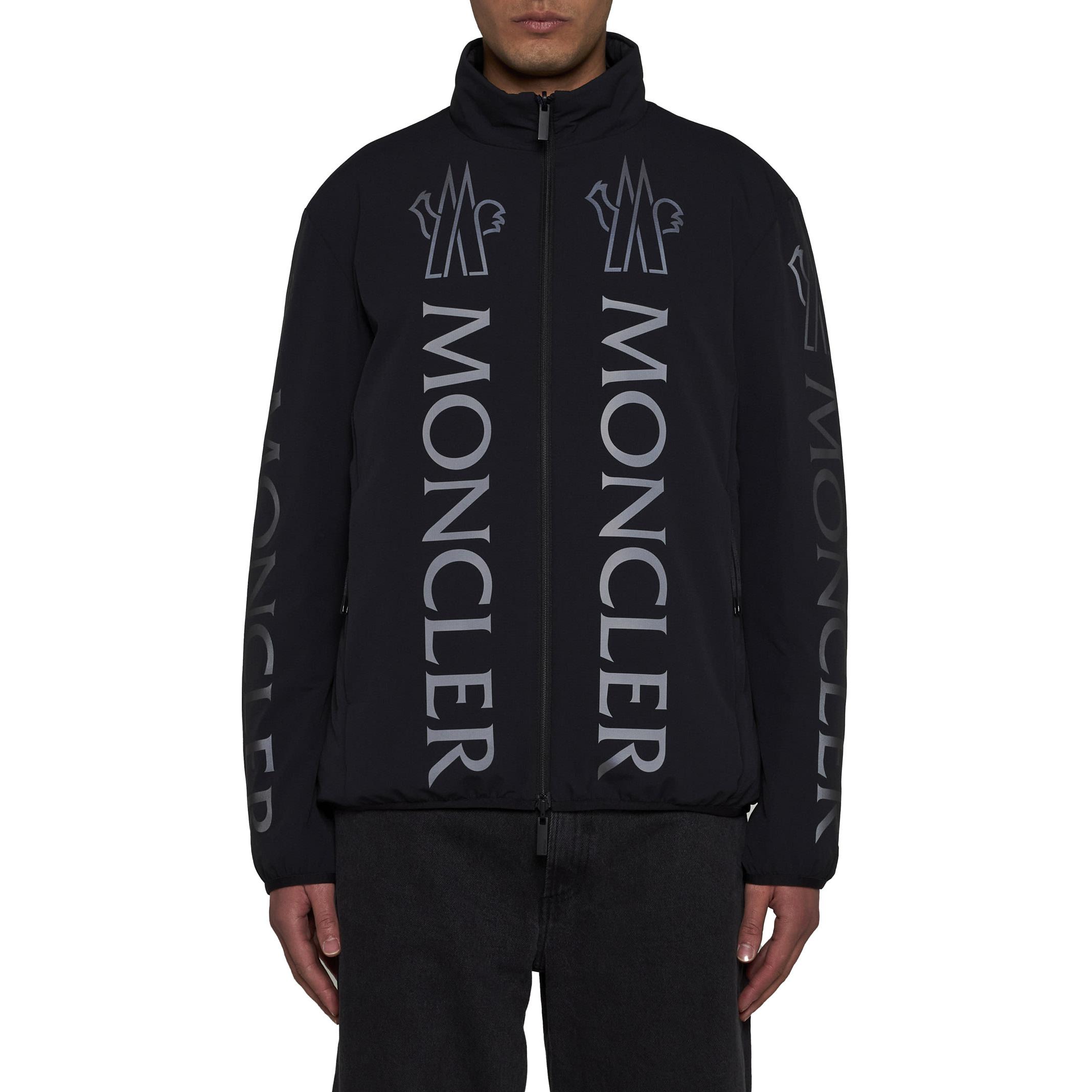 Lookbook Moncler SS24  Black Loose-Fit Puffer Jacket with Lettered Zip and Stand Collar 1A00052U597EN999