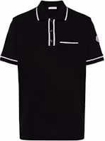 Order Moncler SS24 黑色修身短袖POLO襯衫 J10918A0000489A16999