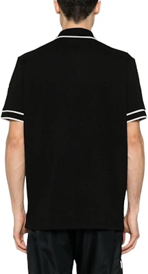 Moncler SS24 Black Slim Fit Short Sleeve Polo Shirt. J10918A0000489A16999 Shop Moncler SS24 Black Slim Fit Short Sleeve Polo Shirt. J10918A0000489A16999