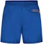 Lookbook Moncler SS24 Blue Logo Drawstring Zip Pocket Swim Shorts. I20912C000055332674K