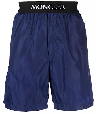 Moncler SS24 Blue Logo Waist Straight-Cut Swim Shorts. I10912C0001053326759 Buy Moncler SS24 Blue Logo Waist Straight-Cut Swim Shorts. I10912C0001053326759