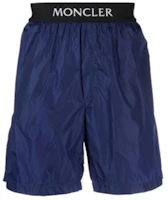 Order Moncler SS24 Celana Renang Biru Logo Garis Lurus. I10912C0001053326759