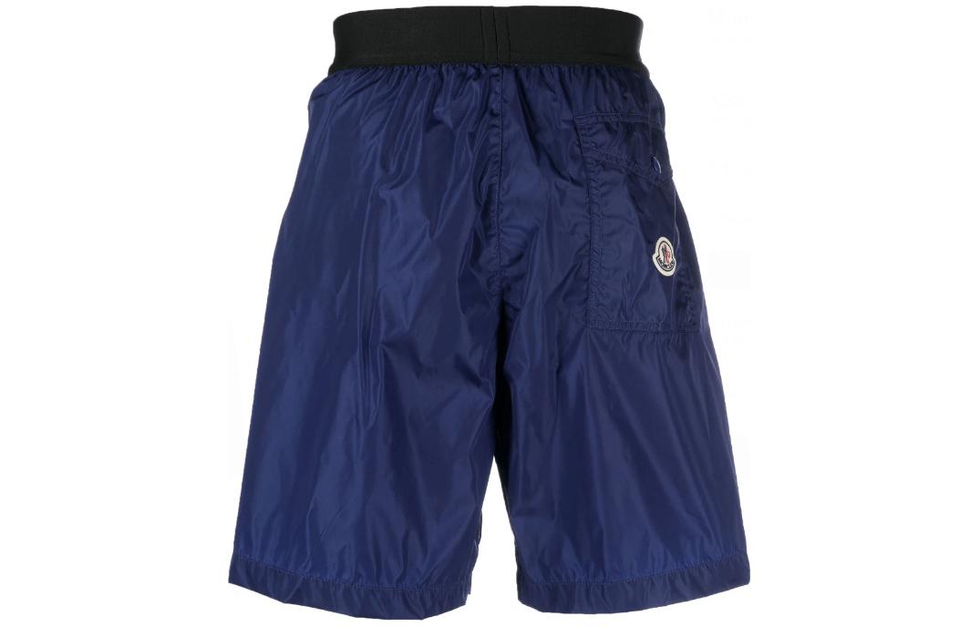 Lookbook 盟可睐 SS24 蓝色标志腰部直筒泳裤. I10912C0001053326759